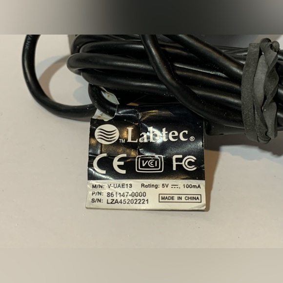 Labtec V-UAE13 USB Wired Webcam Camera w/ Stand - Picture 3 of 3